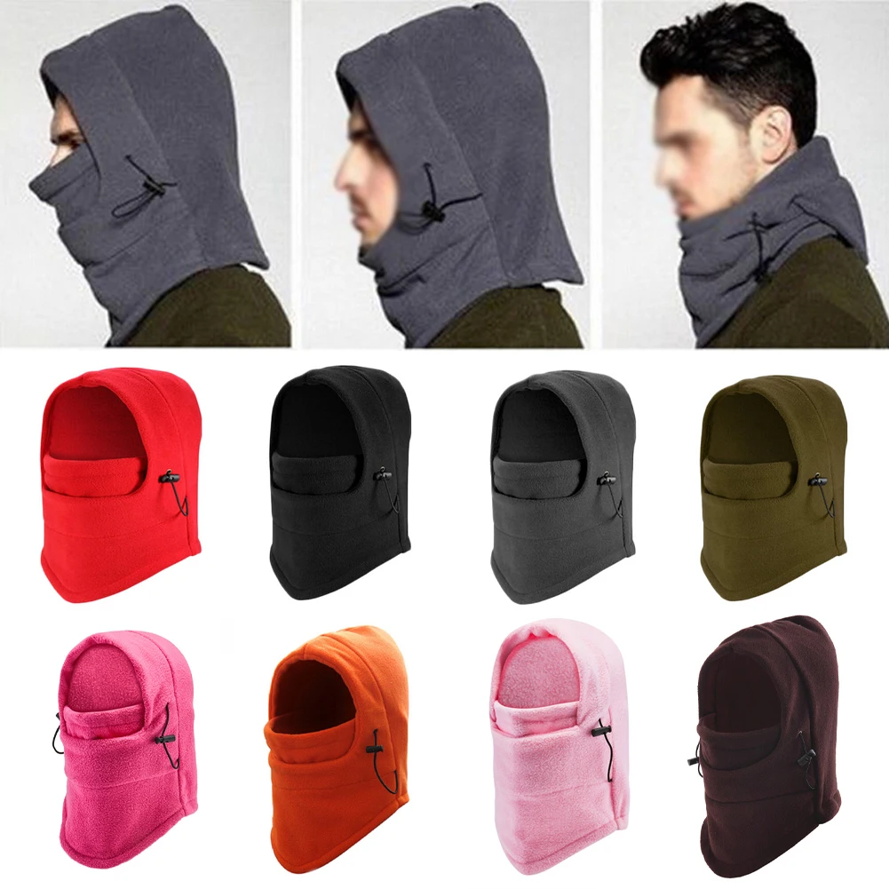 

Autumn Winter Warm Hat Windproof Cycling Climbing Cap Women Men Thickened Lei Feng Cap with Mask and Ear Protection Ski Cap