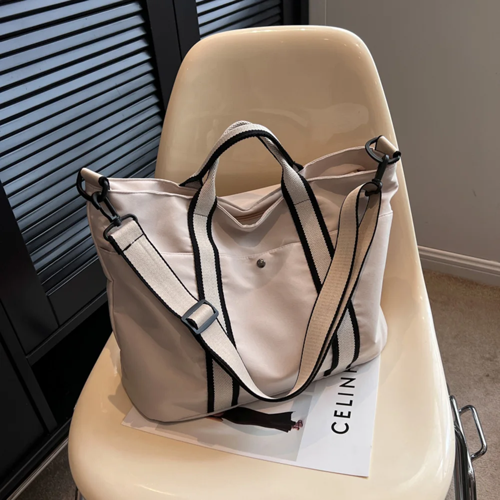 

Женская Холщовая Сумка-тоут через плечо, с регулируемым ремешком