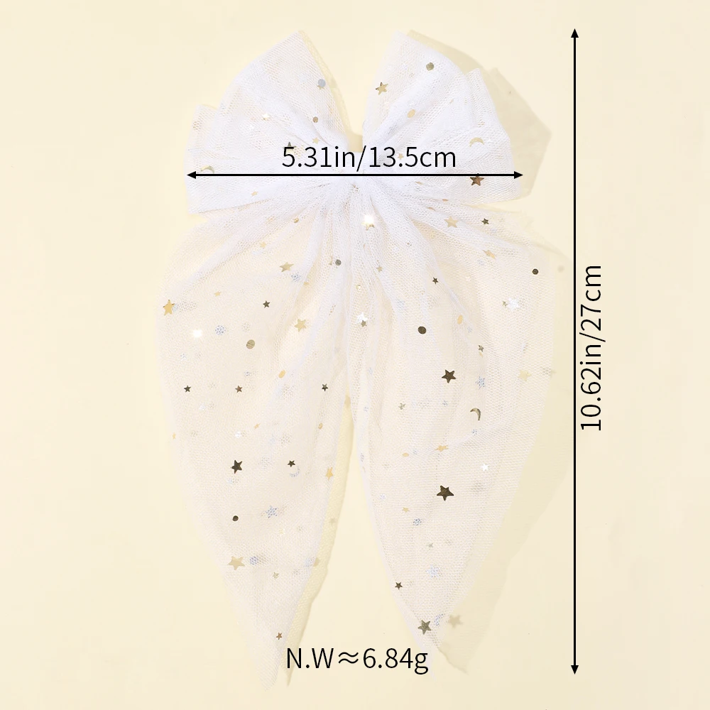 Модные элегантные зажимы для волос Hallowmas с большим бантом заколка конского