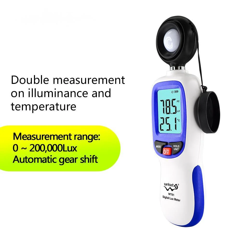 Стандартный интеллектуальный GM1040B WT81B Bluetooth измеритель яркости, фотометр, осветительный прибор