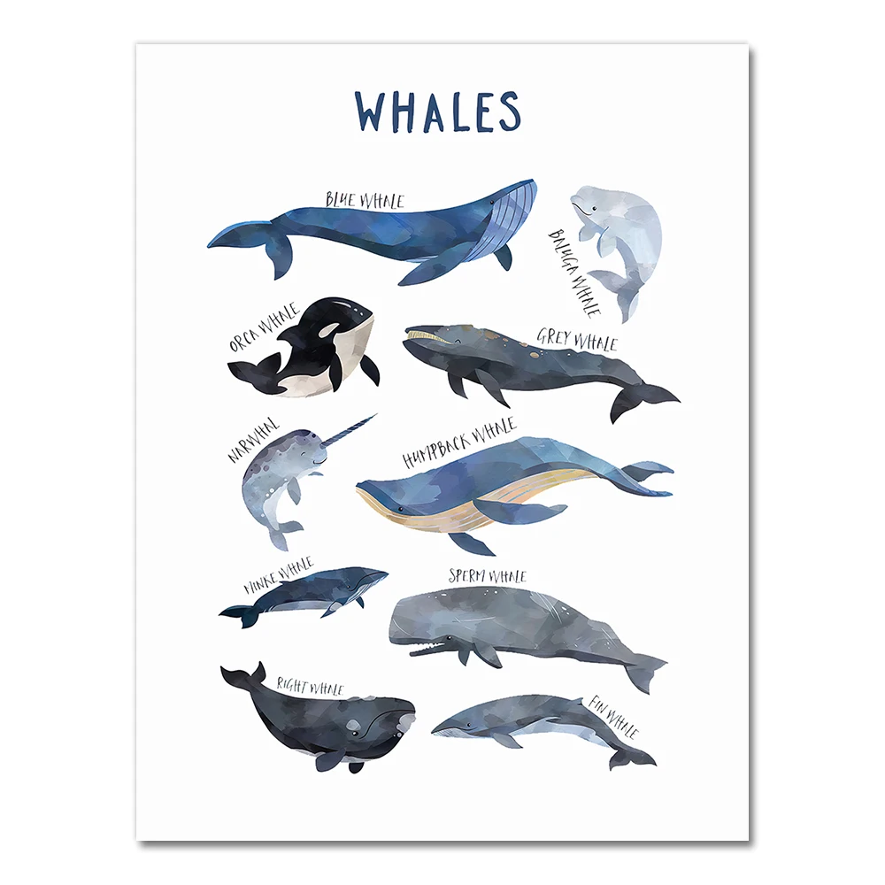 

Художественный принт АлиПэинт Морские животные