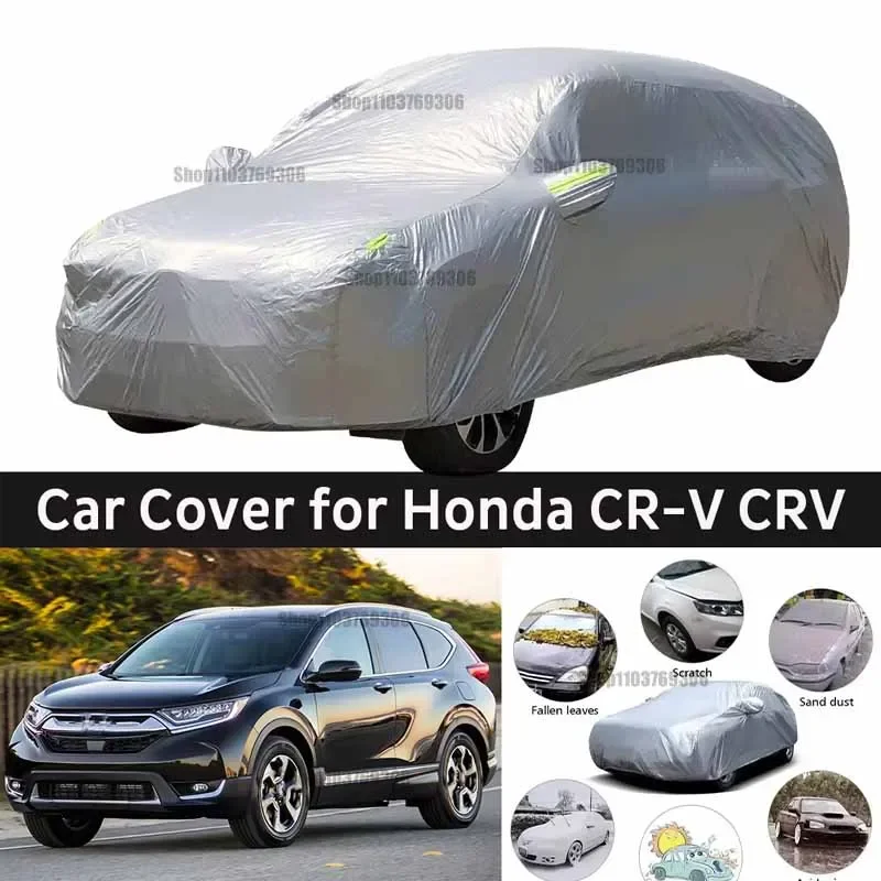 For Honda CR-V CRV Car Cover Outdoor Anti-UV Sun Rain Snow Frost Dust Protector SUV Windproof