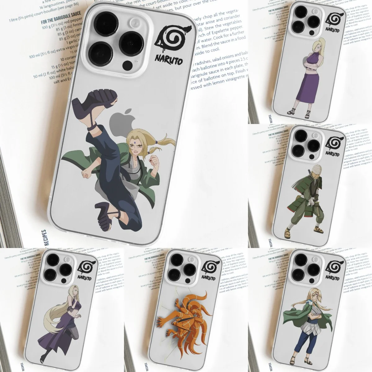 

Iphone 14 Pro Max Case Naruto 13 12 11 X XR XS8 7Plus/case Leaf Village Ninja Anime Sakura Sasuke Toys Silicone Soft Transparent
