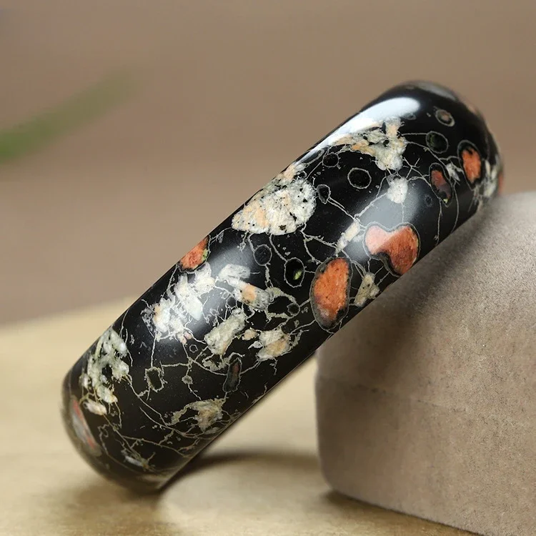 Henan Ruyang нефритовый браслет с цветком сливы натуральный Anshan ретро-браслет в