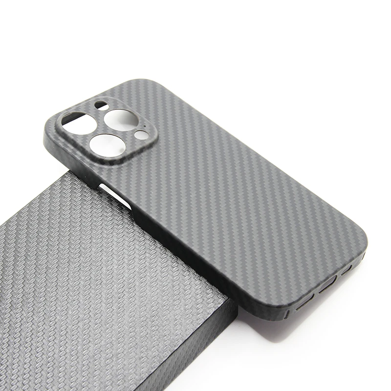 ZXKE Carbon Case For Apple Ipone14Pro IPhone14ProMax MagSafe Shell Aramid Fiber Shockproof Ultra Thin Hard Cover
