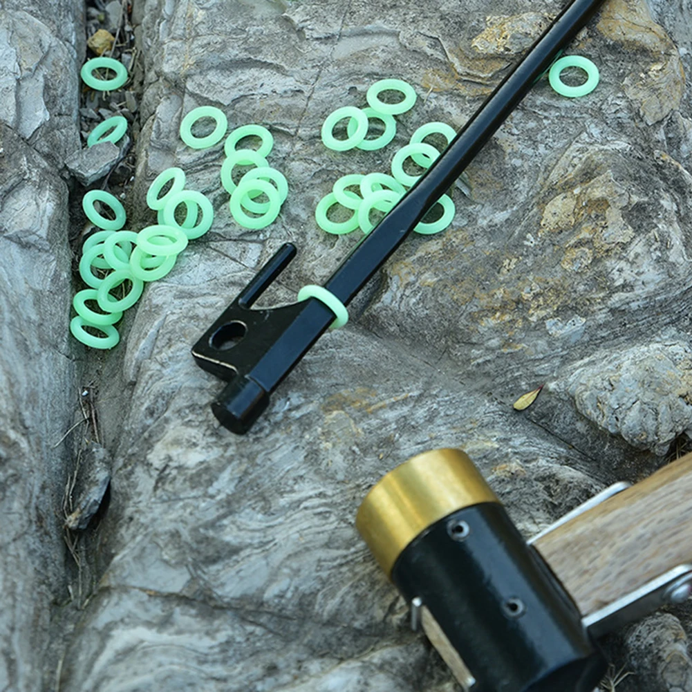 

Флуоресцентные кольца для ногтей, уличные многофункциональные силиконовые, для кемпинга, палатки, аксессуары для палаток, 20/50 шт.