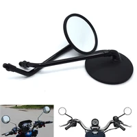 universal round motorcycle mirrors 10mm rearview side mirrors for kawasaki zzr600 zx6r zx636r zx6rr zx9r zx10r z1000 zx12