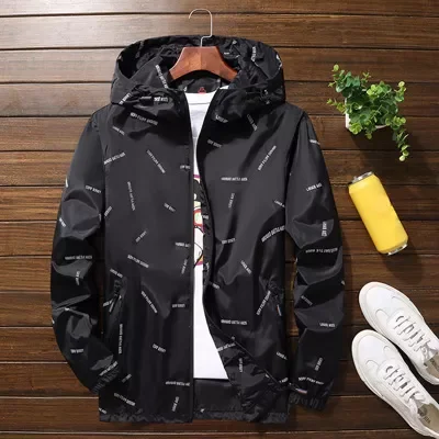 

NEW IN Men's Bomber Jackets Fashion Male Anorak Hip Hop Hooded Coats Casual Men Outdoor Fat Loose Baseball Jackets Clothing