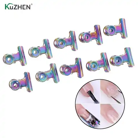 Pieces for building nails Rusian C, professional French stainless steel tweeters, 10 pcs.