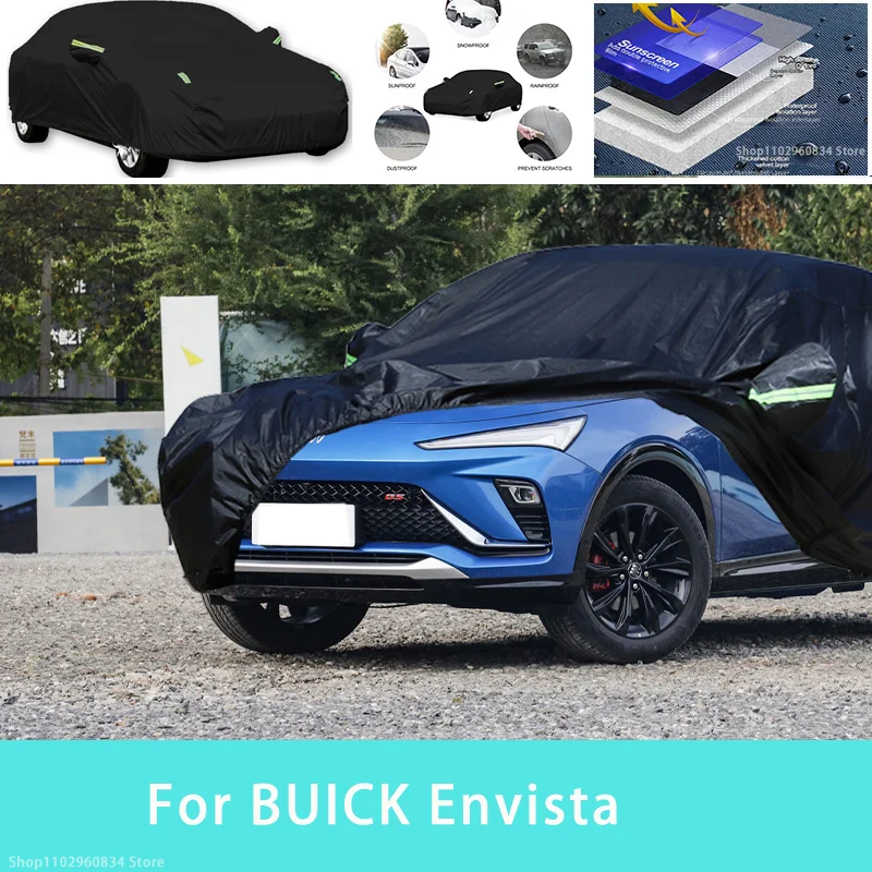 

For BUICK Envista Outdoor Protection Full Car Covers Snow Cover Sunshade Waterproof Dustproof Exterior Car accessories