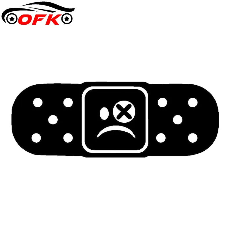 

New Car Sticker Funny Pirate Patch Vinyl Decal Jdm Black/Silver 14.4*5.3CM