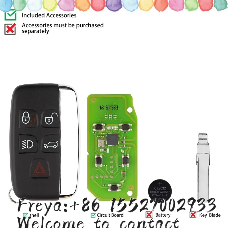 Фото Xhorse XSLR01EN Xhorse VVDI XSLR01EN Смарт-ключ XM38 с 5 кнопками, английская версия, работает с VVDI Key Tool Max Pro, 1 шт./лот №4