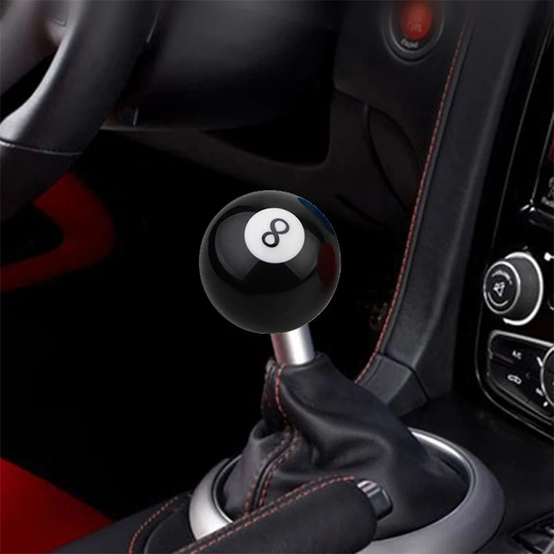 Фото JDM автомобильные аксессуары, автомобиль, черная, 8 шариков, искусственная рукоятка, акриловая ручка переключения, головка для универсального ручного автомобиля №2
