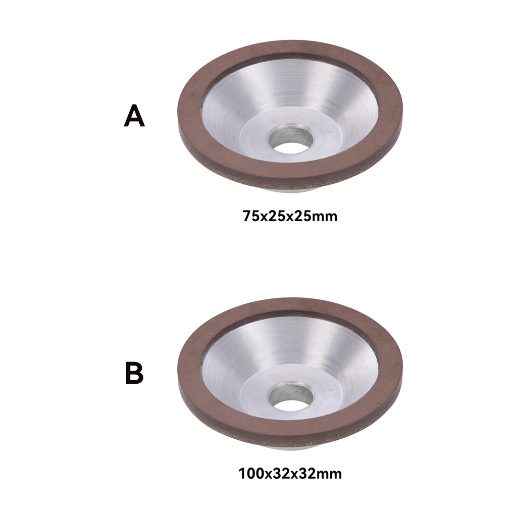

Grinding Wheel Sturdy Round Polishing Durable Bonded Resin Alloy Grinder Cutter Bowl Shape Hand Tools Knives Saw