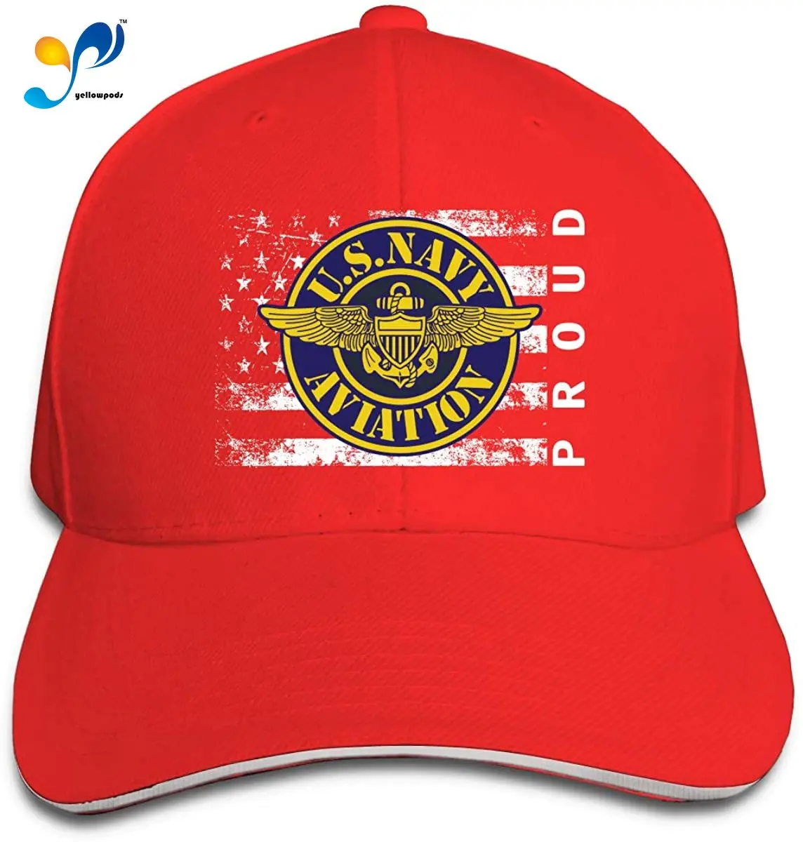

Navy Aviation Proud American Men Classic Outdoor Casquette Peak Cap