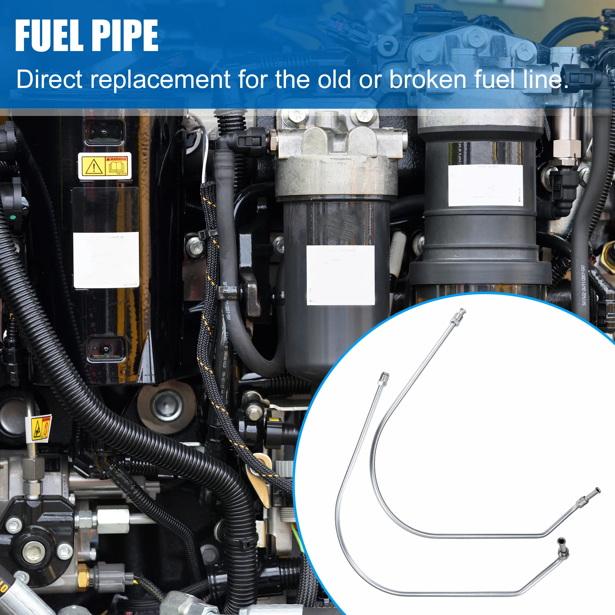X Autohaux 2 шт. Замена топливной линии автомобиля для Ford трактора 2N 8N 9N
