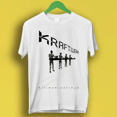 Kraftwerk Минимальный Максимальный электронный Krautrock Synth Pop Rock Gift T Shirt P213