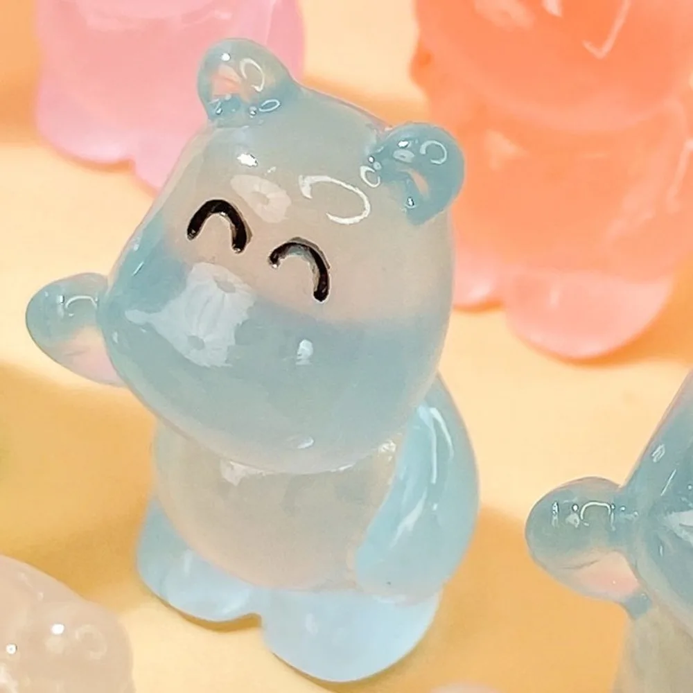 Angry Baby Hippo Мини-Бегемот Светящийся Орнамент Надувной Свинья Свет в Темноте Кукла