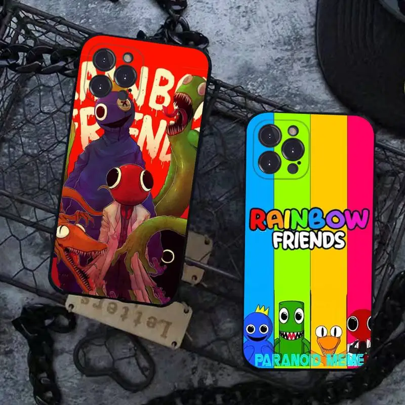 

Rainbow Friends Phone Case for iPhone 8 7 6 6S Plus X SE 2020 XR XS 14 11 12 13 Mini Pro Max Mobile Case