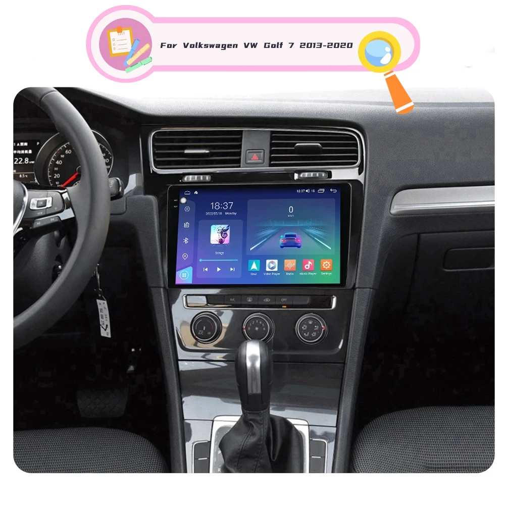 

Android 12 For Volkswagen VW Golf 7 2013-2017 MK7 Radio Mobil Monitor Multimedia Stereo Otomatis Navigation GPS Head Unit BT5.1