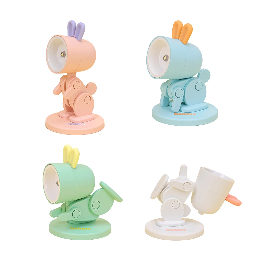 

Creative Led Night Light Folding Desk Lamp With Magnetic Base Pet Nightlight Eye Protection Lamp For Children Room Decoration