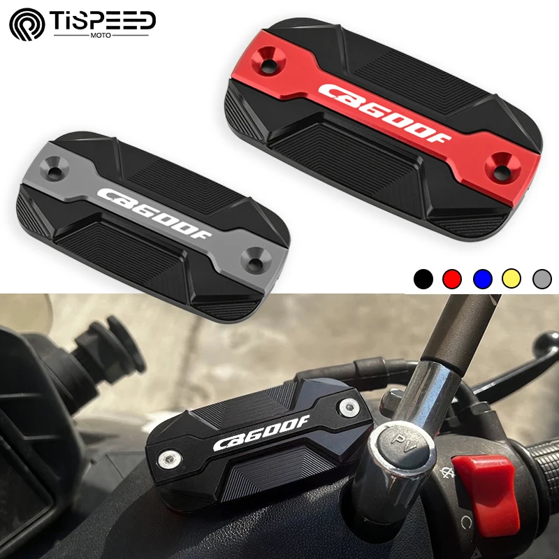 Фото Для Honda CB600F CB 600F CB600 Hornet 600 F 1998-2020: Высококачественная крышка бачка переднего тормозного жидкостного резервуара для мотоциклов №1