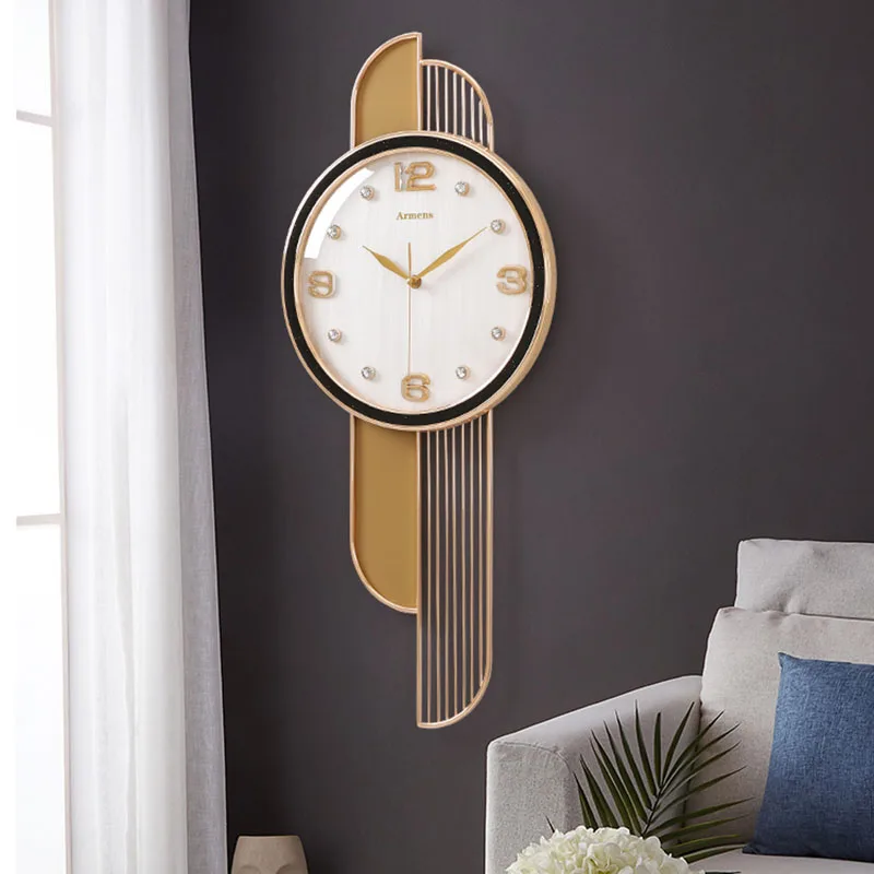 

Роскошные большие часы, настенные часы с бесшумным механизмом, минималистичные настенные часы в стиле лофт, домашние часы, настенные часы д...