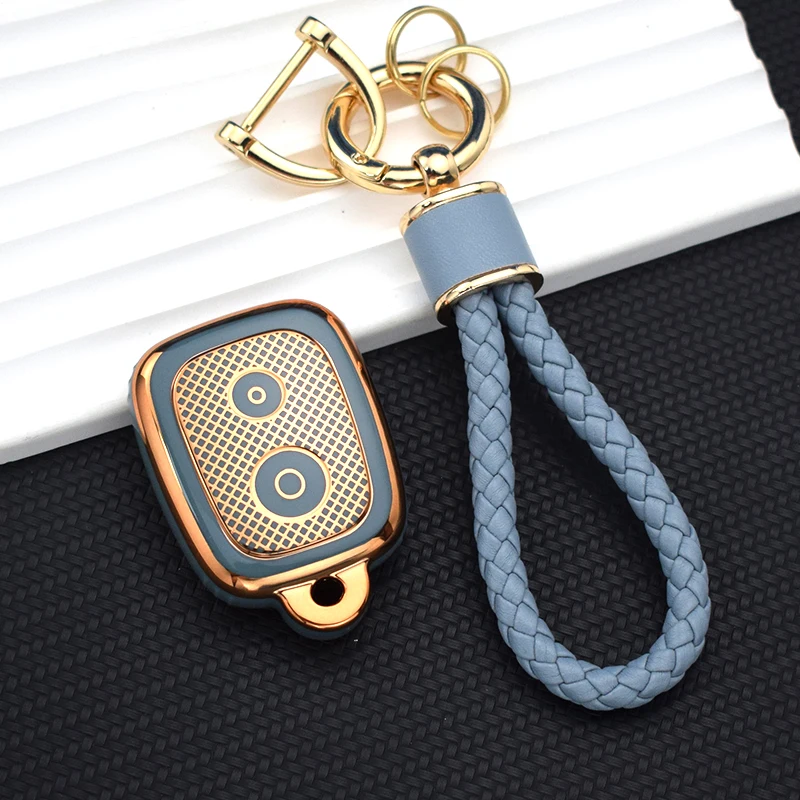 

For Perodua Alza Myvi Axia for Toyota Grand New Avanza Daihatsu Xenia 2Buttons TPU Car Remote Shell Fob Holder Key Cover Case