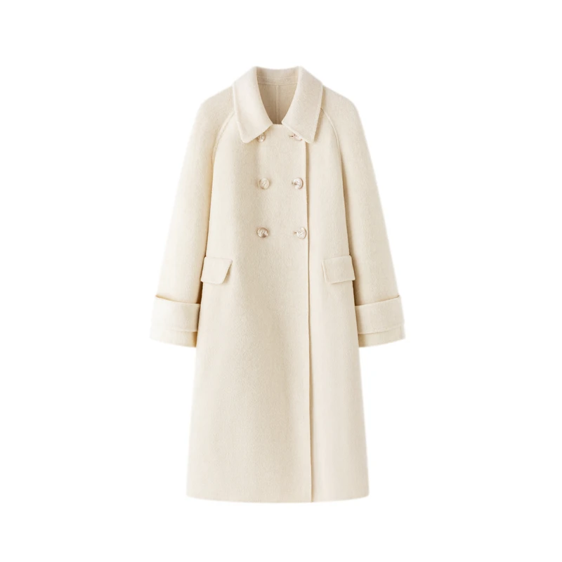 Двусторонний дафлкот Indicia из 00% овечьей шерсти шерстяная куртка художественная