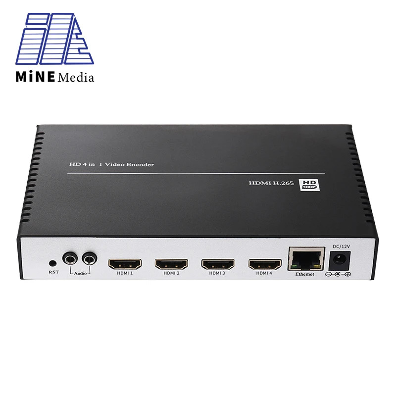 4-канальный H.265 HDMI для IP-интерфейса |