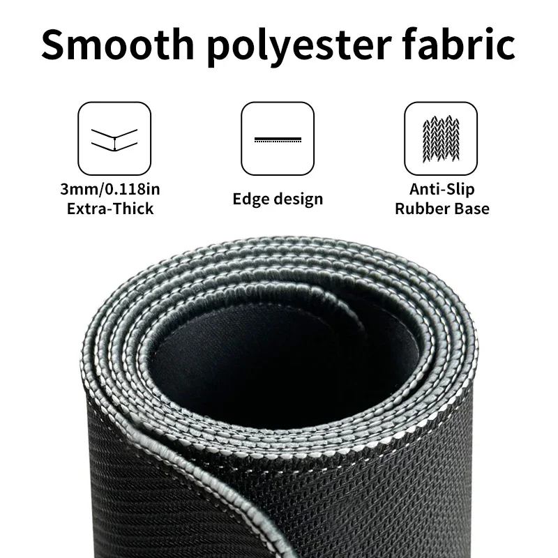 XXL ковер для клавиатуры и мыши большой коврик противоскользящий резиновый