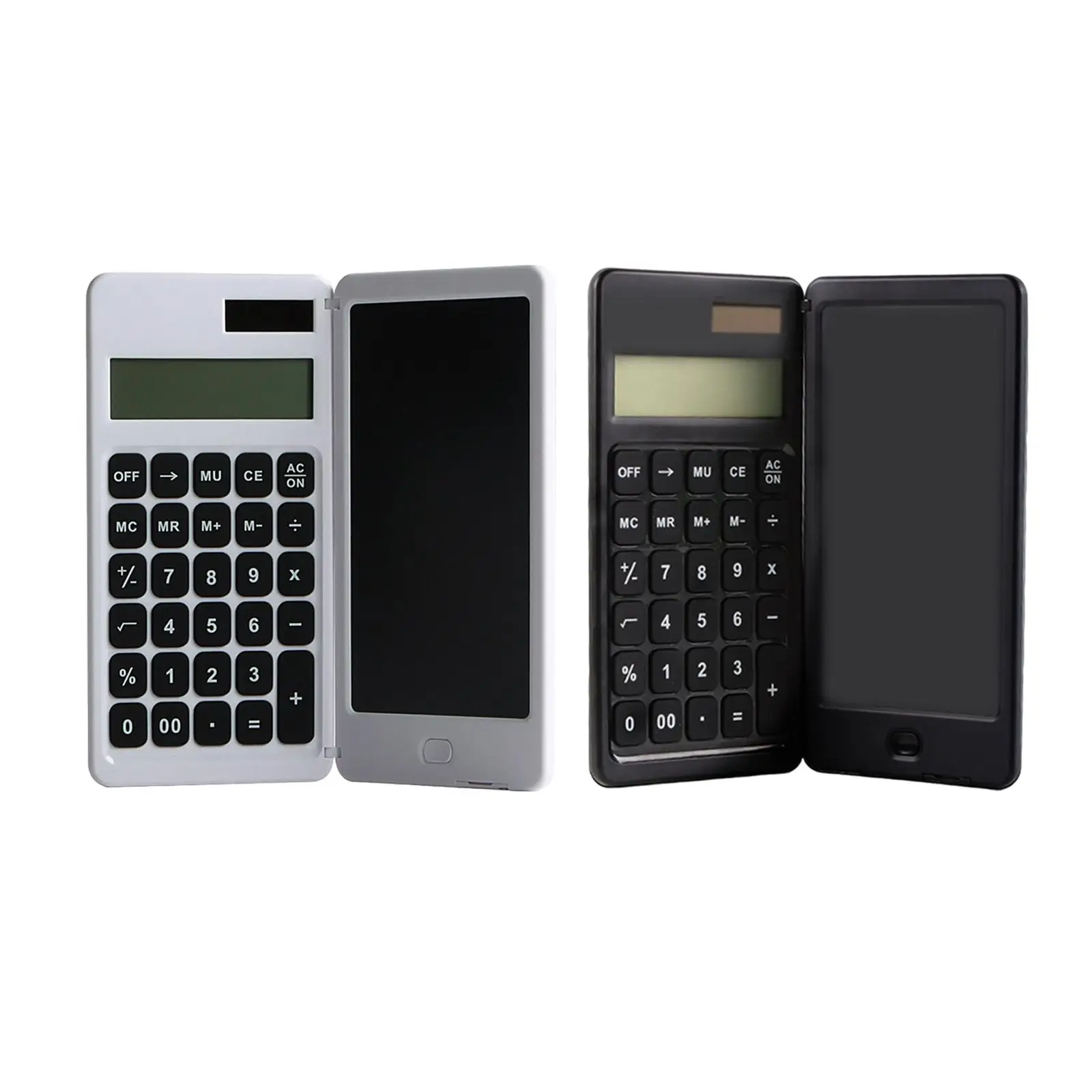 Handheld Electronic Calculator Folding Scientific Calculator Tablet Digital Drawing Pad Graphing Calculator for Office Home