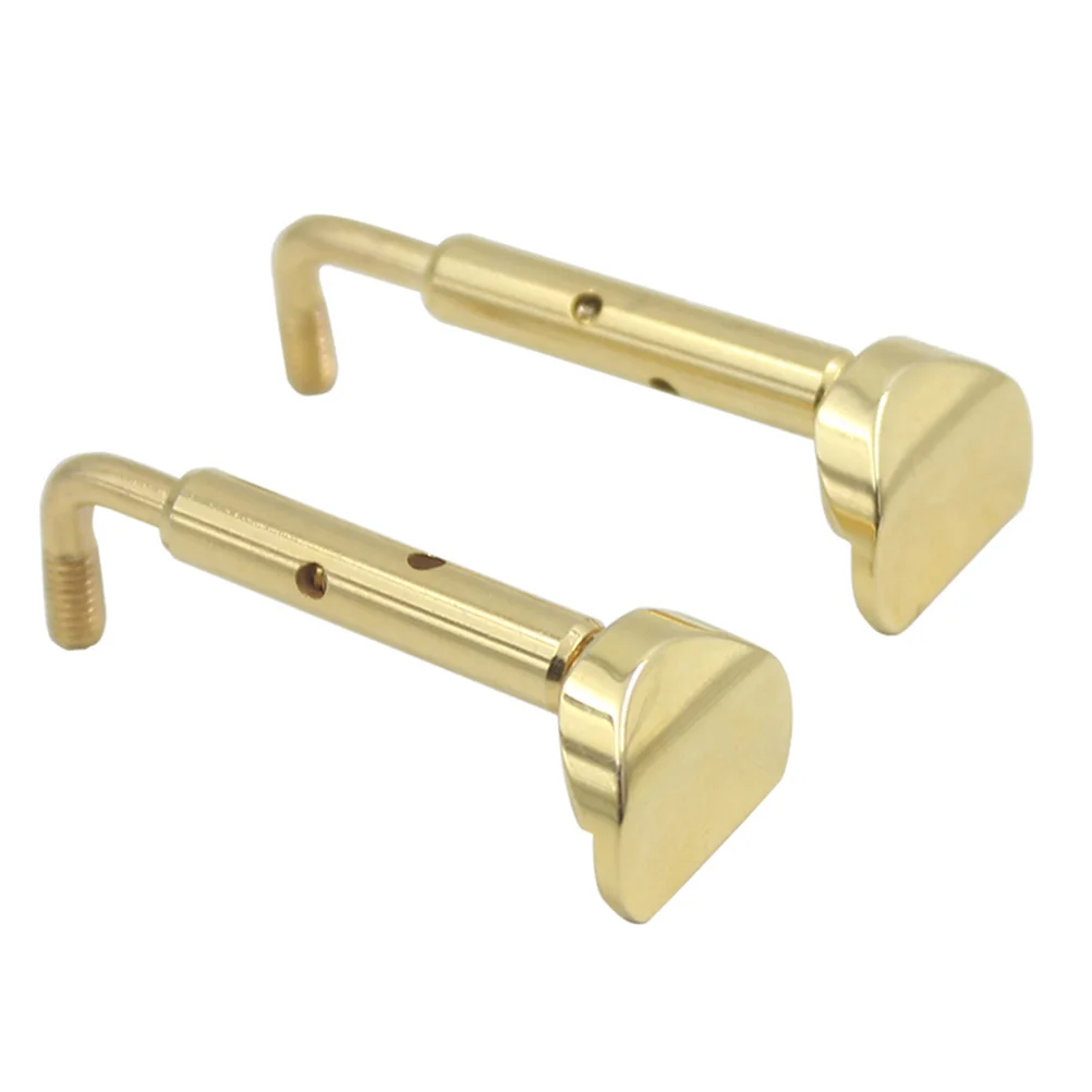 

2 Pcs Violin Screw DIY Helpers Goldendoodle Accessories Helping Tools Brass Fittings Clamp Instrument Chin Rest Chinrest