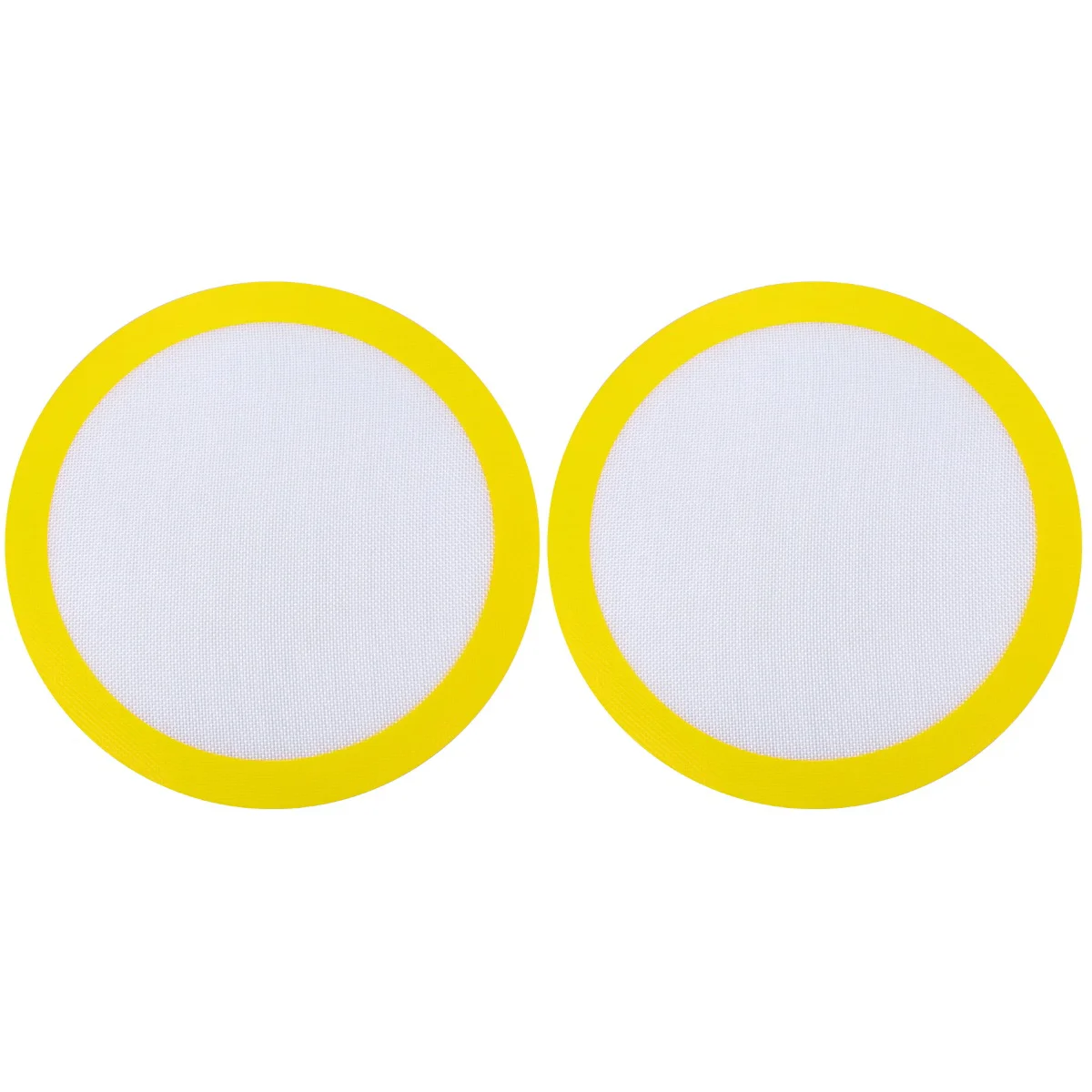 

2pcs Oven Baking Mat Silicone Round Baking Pads Pizza Non-stick Heat Resistance Baking Liners for Home Bakery (308mm, Random