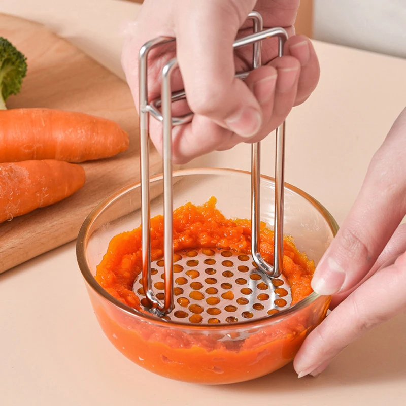 

Potato Crusher Carrot Pumpkin Crusher Household Vegetable Garlic Masher Complementary Food Masher Kichen Tool