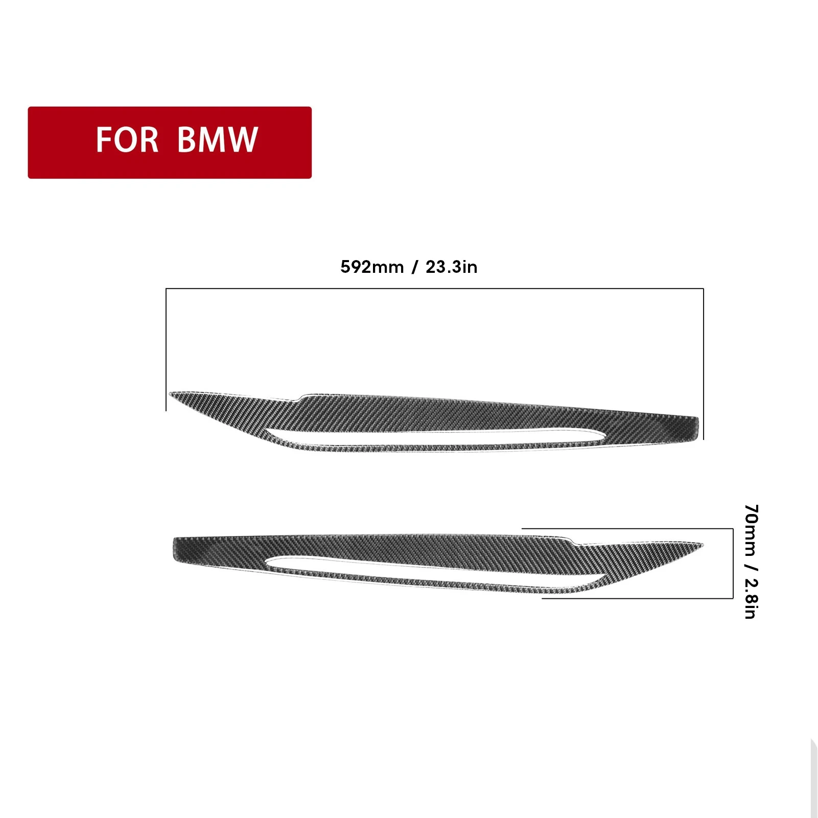 Накладка из углеродного волокна для передних фар век бровей украшение подходит X5