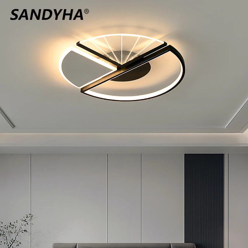 

SANDYHA Nordic Fashion Ceiling Lamp LED Bedroom Lamp Minimalist Room Lamp Personality Study Modern Restaurant Lamp New Fixtures