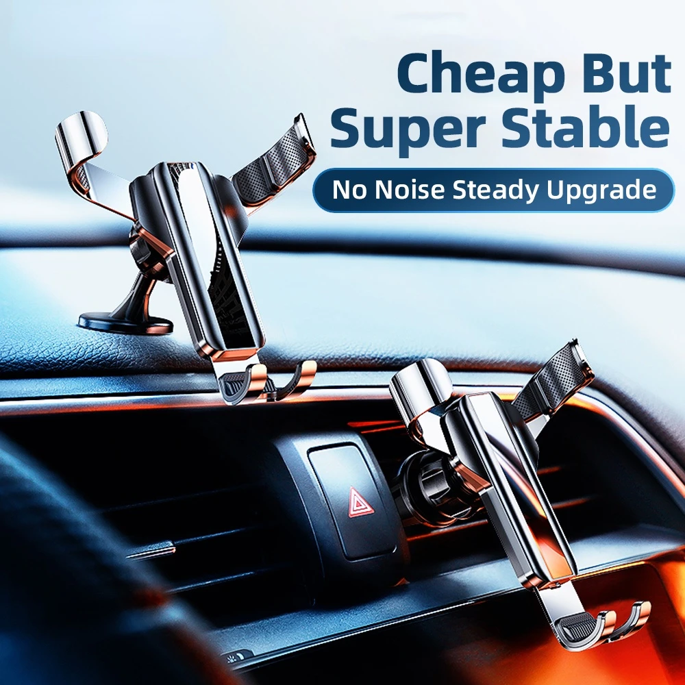 

Car Phone Holder for Car Air Vent CD Slot Mount Phone Holder Stand for iPhone Samsung Metal Gravity Mobile Phone Holder