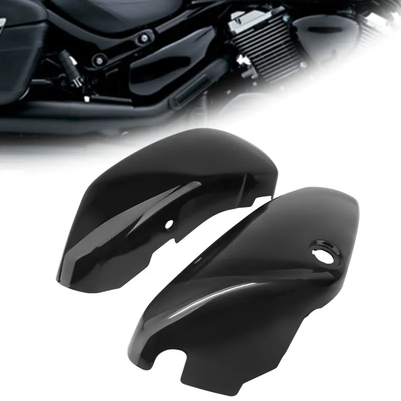 

Черный Защитный Кожух Для Suzuki Boulevard Volusia C50 VL400 VL800, Левая И Правая Боковые Крышки Батарейного Отсека