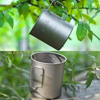 newest durable coffee mug titanium drinkware coffee cup for home outdoor camping picnic ultralight portable high quality cup