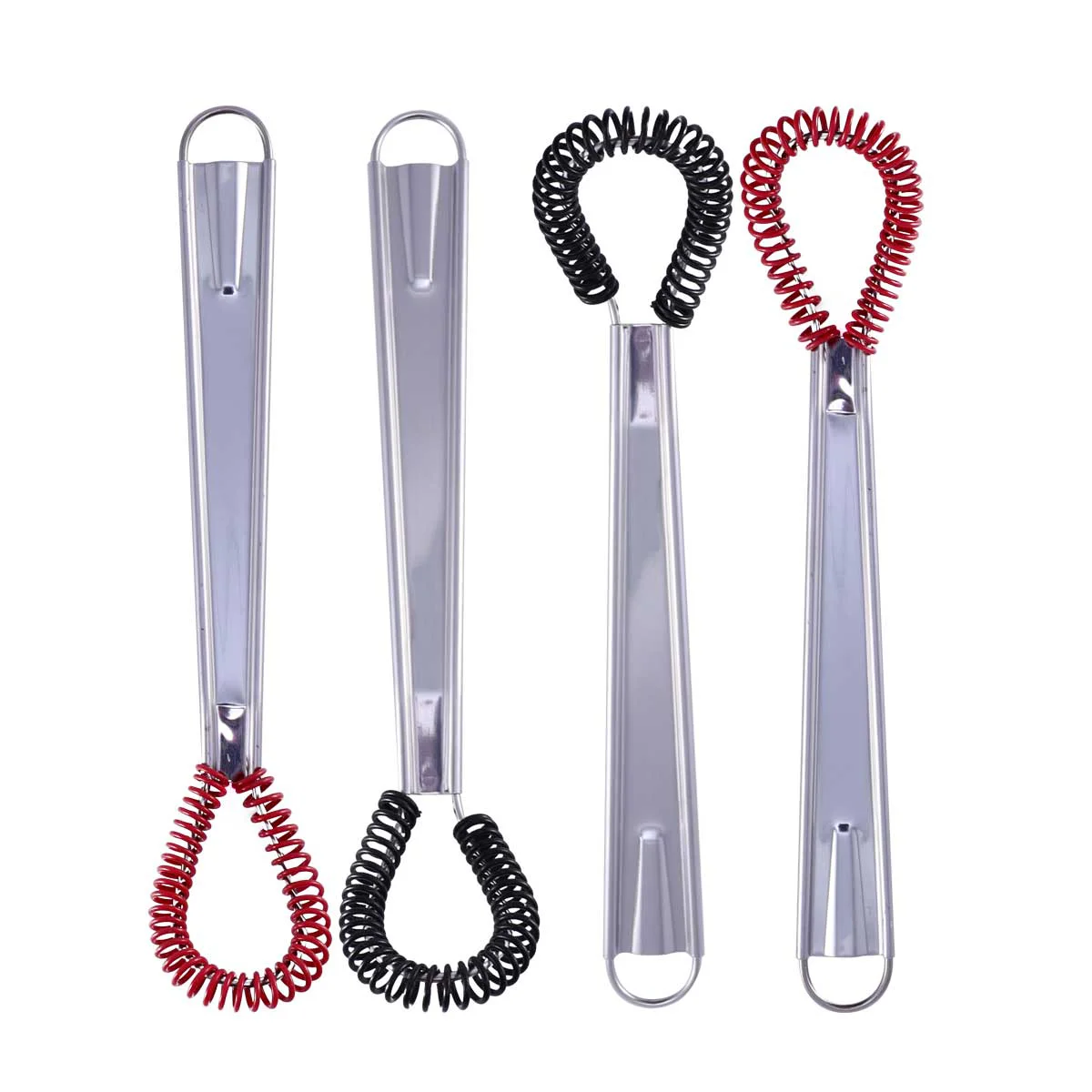 

4PCs Eggbeater Stainless Steel Egg Whisk Coil Egg Stirring Handheld Egg Whisk Flour Mixer