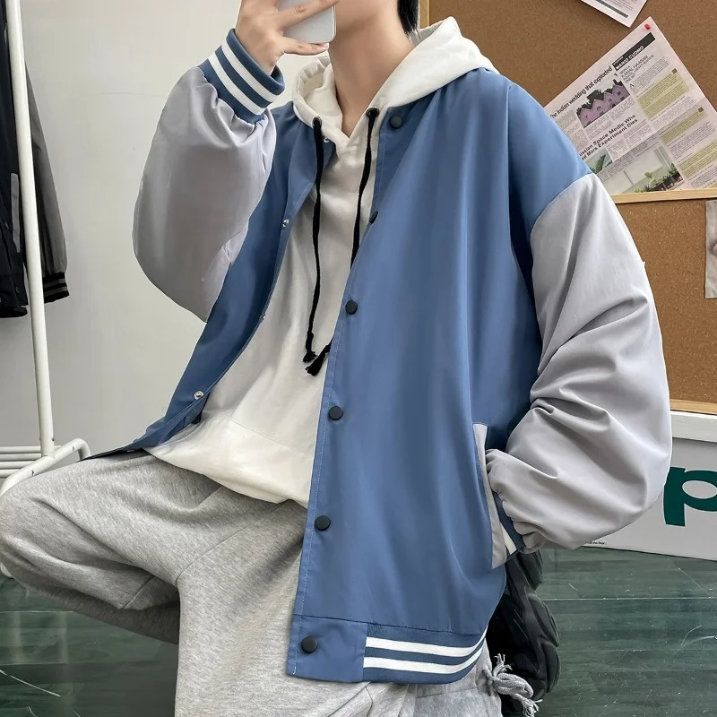 

M-5XL! 2 Colors 2023 Autumn New Versatile Casual Trend Sports Coat Mens Clothes