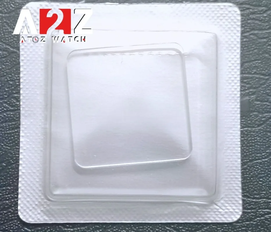 Сапфировые часы с двойным куполом Хрустальное стекло для часов Картье Сантос