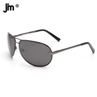 jm pilot sunglasses polarized men rimless metal frame uv400 pn4010