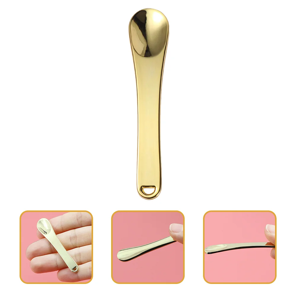 

Spatula Cream Mini Spoon Eye Metal Facial Applicator Makeup Scoop Tool Skincare Beauty Lotion Spatulas Spoons Care Tiny Reusable