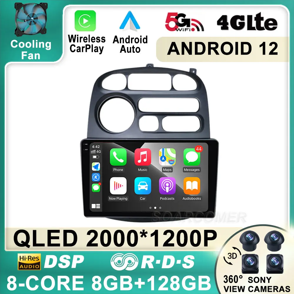 

9 ''Android 12 Авто Радио Мультимедийный видеоплеер для JAC Refine 2012 - 2015 для Hyundai H-1 Starex 1997-2007 Gps Навигация DVD