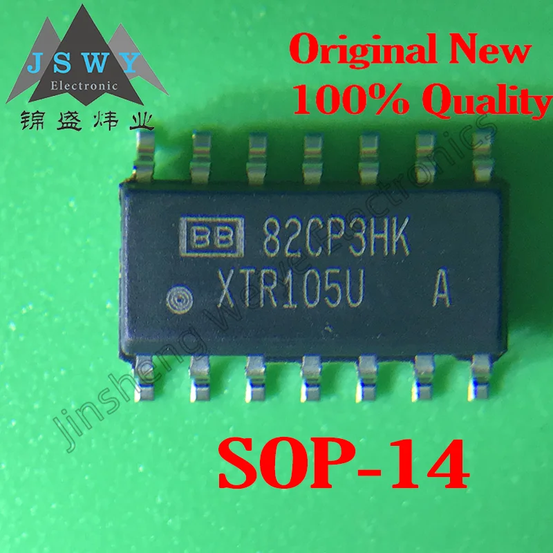 

10PCS XTR105UA XTR105U SMT SOP14 Current Transmitter IC Chip Package Good New Genuine Free Shipping