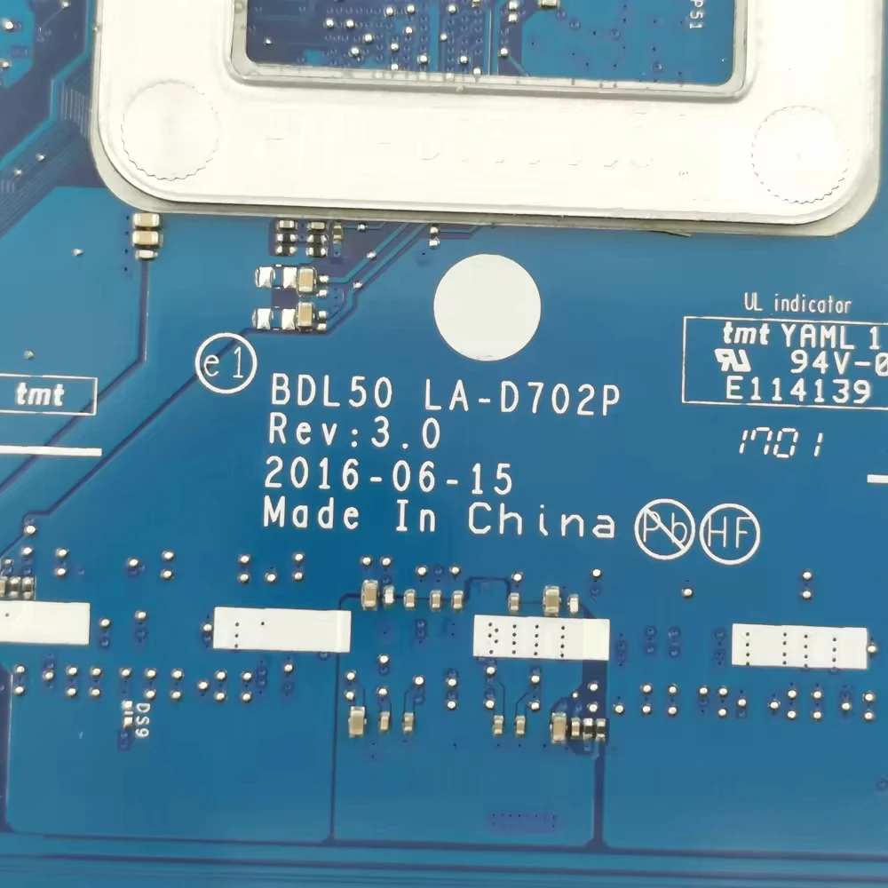 Материнская плата BDL50 для ноутбука HP 15-AY 250 G5
