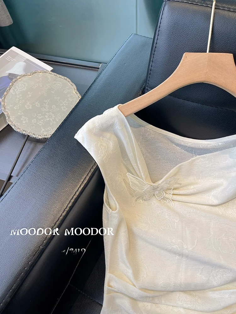 Новая женская футболка с короткими рукавами в китайском стиле лето 2024 новый