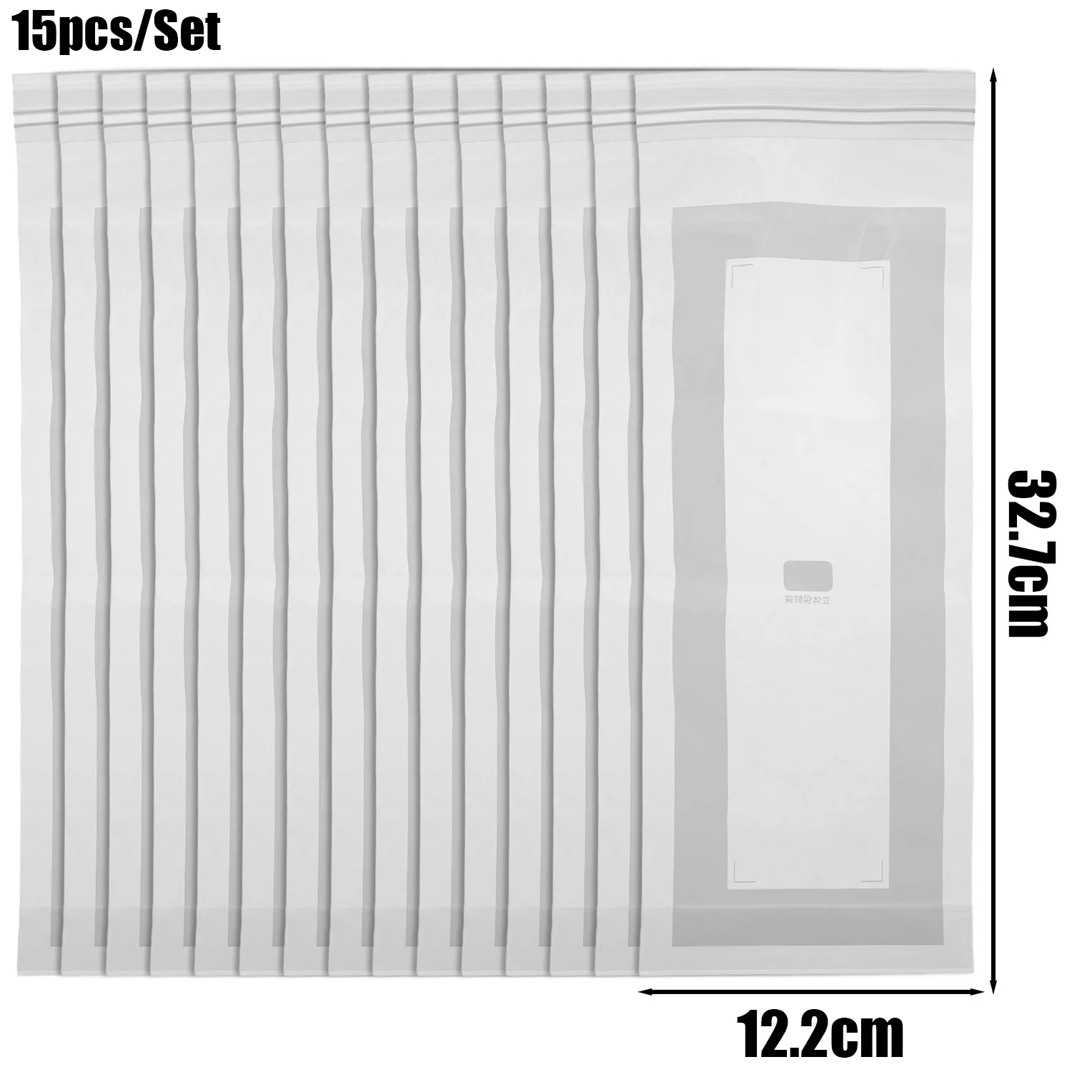 

Прозрачные герметичные пакеты для еды, 15/30/45/60 шт